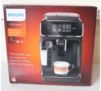 SALE OUT. Philips EP2336/40 Coffee maker, Fully automatic, Black | Philips Coffee maker | EP2336/40 | Pump pressure 15 bar | Built-in milk frother | Fully Automatic | 1500 W | Black | DAMAGED PACKAGING EP2336/40SO | 2000001328835