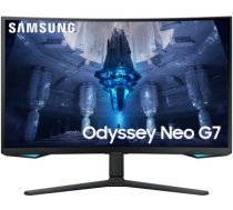 Samsung | Curved Monitor | LS32BG750NPXEN | 32 " | VA | UHD | 16:9 | 165 Hz | 1 ms | 3840 x 2160 | 350 cd/m² | HDMI ports quantity 2 | Black LS32BG750NPXEN | 8806094796568