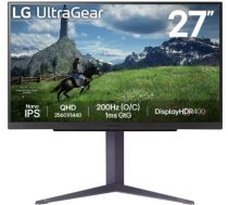 LCD Monitor LG 27" Panel IPS 2560x1440 16:9 180Hz 1 ms Pivot Height adjustable Tilt Colour Black 27GS85Q-B 27GS85Q-B | 8806096087817