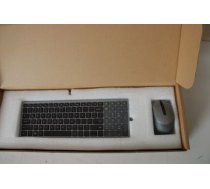 SALE OUT.  | Dell | Keyboard and Mouse | KM7120W | Wireless | 2.4 GHz, Bluetooth 5.0 | Batteries included | US | REFURBISHED, NO ORIGINAL PACKAGING, SCRATCHED MOUSE | Bluetooth | Titan Gray | Numeric keypad | Wireless connection 580-AIWMSO | 2000001222928