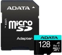 Atmiņas karte AtmiPremier Pro UHS-I U3 128 GB, micro SDXC, Class 10, with Adapter, Melna AUSDX128GUI3V30SA2-R | 4710273771335