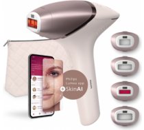 Philips IPL Hair Removal Device with SenseIQ | BRI977/00 Lumea 9900 Series | Bulb lifetime (flashes) 450.000 | Number of power levels 5 | Rose BRI977/00 | 8720689005944