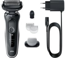 Braun | Shaver | 51-W1600s | Operating time (max) 50 min | Wet & Dry | Black/White 51-W1600S | 4210201429395