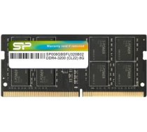 Silicon Power 	SP008GBSFU320X02 8 GB, DDR4, 3200 MHz, Notebook, Registered No, ECC No SP008GBSFU320X02 | 4713436144137