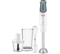 TEFAL | Blender | Optichef 3-in-1 HB643138 | Hand Blender | 800 W | Number of speeds 20 | Turbo mode | Chopper | White/Grey HB643138 | 3016661150036