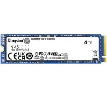 SSD KINGSTON NV3 4TB M.2 PCIE 3D NAND Write speed 5000 MBytes/sec Read speed 6000 MBytes/sec MTBF 200000 hours SNV3S/4000G SNV3S/4000G | 740617346602