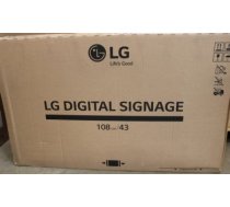 SALE OUT.  | LG | 43UH7J-H | 43 " | Landscape/Portrait | 24/7 | WebOS | Wi-Fi | DAMAGED PACKAGING, UNPACKED, USED | 700 cd/m² | 8 ms | 178 ° | 178 ° 43UH7J-H.AEUSO | 2000001302583