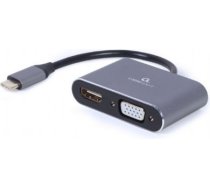 Cablexpert | USB Type-C to HDMI and VGA display adapter | A-USB3C-HDMIVGA-01 | USB Type-C A-USB3C-HDMIVGA-01 | 8716309121347