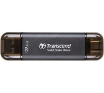 External SSD TRANSCEND ESD310C 128GB USB-C USB 3D NAND TS128GESD310C TS128GESD310C | 760557869108