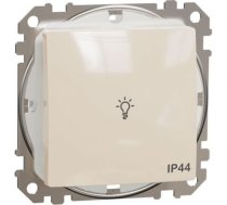 Zvanu poga 10A IP44 bēšs ar spuldzes simbolu Sedna Design SDD212132 | 3606481482013