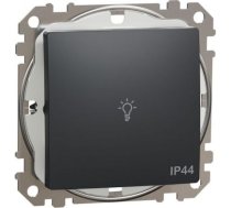 Zvanu poga 10A IP44 antracīts ar spuldzes simbolu Sedna Design SDD214132 | 3606481482235