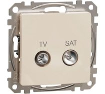 TV / SAT ligzda caurejoša 7dB , bēšs Sedna Design SDD112474S | 3606481466532