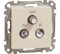 TV / R / SAT ligzda caurejoša 7dB , bēšs Sedna Design SDD112484 | 3606481466594