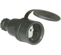 Kontaktligzda gumijas 16A 250V IP44 melna 2511-s | 9003399042713