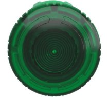 Head for illuminated push button, Harmony XB5, plastic, green mushroom 40mm, 22mm, latching turn to ZB5AW733 | 3389110666847