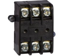 Contact block, Harmony XAC, single contact, spring return, emergency stop push button, 3NO XENT1991 | 3389110609103