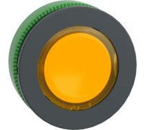 Head for illuminated push button, Harmony XB5, antimicrobial, plastic, yellow flush mounted, 30mm, u ZB5FA58 | 3606481339133