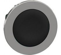 Flush mounted push button head, Harmony XB4, metal, black, 30mm, spring return, unmarked ZB4FA2 | 3606489580889