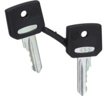 Key, Harmony XB4, emergency stop push button, key 455, set of 2 keys ZBG455 | 3389110091847