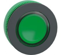 Head for illuminated push button, Harmony XB5, antimicrobial, plastic, green flush mounted, 30mm, un ZB5FA38 | 3606481339096