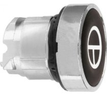 Head for illuminated push button, Harmony XB4, metal, black flush, 22mm, spring return, white marked ZB4BA245 | 3389110841947