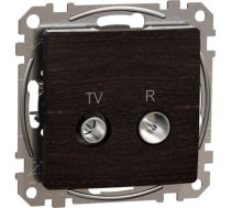 TV/R ligzda, Sedna Design & Elements, caurejoša, 7dB, PRO, wenge SDD181474R | 3606481468239