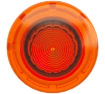 Head for illuminated push button, Harmony XB4, metal, orange mushroom 40mm, 22mm, universal LED, spr ZB4BW453 | 3389110666502