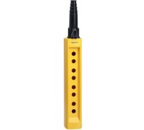 Empty pendant control station, Harmony XAC, plastic, yellow, 8 cut outs, for cable 10...22mm XACB08 | 3389110640540