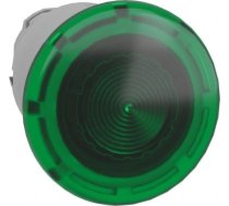 Head for illuminated push button, Harmony XB4, metal, green mushroom 40mm, 22mm, universal LED, spri ZB4BW433 | 3389110666489