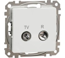 TV/R ligzda, Sedna Design & Elements, caurejoša, 7dB, PRO, balts SDD111474R | 3606481466105