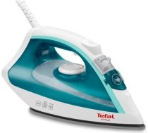 TEFAL Steam Iron FV1710 Steam Iron, 1800 W, Water tank capacity 200 ml, Continuous steam 24 g/min, Steam boost performance 80 g/min, White/Green FV1710 | 3121040065815