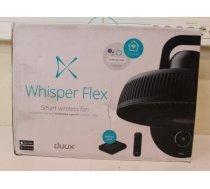 SALE OUT. Duux Whisper Flex Smart Fan with Battery Pack, Black | Duux | Smart Fan | Whisper Flex Smart Black with Battery Pack | Stand Fan | PACKAGE DAMAGED, MISSING SCREW (17) | Black | Diameter 34 cm | Number of speeds 26 | Oscillation | 2-22 W | Y DXCF12SO | 2000001246184