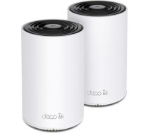 Wireless Router TP-LINK Wireless Access Point / Router 2-pack 5400 Mbps Mesh Wi-Fi 6e 2x10/100/1000M 1x2.5GbE LAN  WAN ports 3 Number of antennas 4 DECOXE75PRO(2-PACK) DECO XE75 PRO-2-PACK | 4897098684986