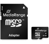 MEMORY MICRO SDHC 32GB C10/W/ADAPTER MR959 MEDIARANGE MR959 | 4260283113569