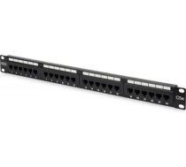 Digitus | Patch Panel | DN-91524U | Black | Category: CAT 5e; Ports: 24 x RJ45; Retention strength: 7.7 kg; Insertion force: 30N max | 48.2 x 4.4 x 10.9 cm DN-91524U | 4016032241461