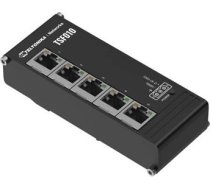 Teltonika Industrial Switch | TSF010 | Unmanaged | DIN rail mountable | 10/100 Mbps (RJ-45) ports quantity 5 | Power supply type 3-pin industrial DC power socket TSF010000000 | 4779051841356