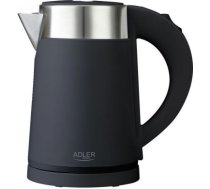 Adler | Kettle | AD 1372 | Electric | 800 W | 0.6 L | Plastic/Stainless steel | 360° rotational base | Black AD 1372B | 5903887809689