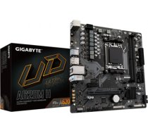 Gigabyte | A620M H 1.0 M/B | Processor family AMD | Processor socket AM5 | DDR5 DIMM | Memory slots 2 | Supported hard disk drive interfaces 	SATA, M.2 | Number of SATA connectors 4 | Chipset AMD A620 | Micro ATX A620M H | 4719331855512