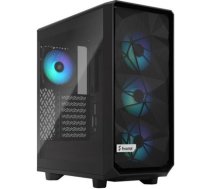 Fractal Design | Meshify 2 Compact Lite RGB | Side window | Black TG Light | Mid-Tower | Power supply included No | ATX FD-C-MEL2C-05 | 7340172703839