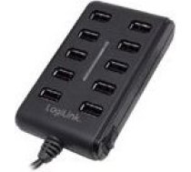 Logilink UA0125 USB Hub 10-Port USB2.0 with power adapter 3.5A, | Logilink UA0125 | 4052792006896