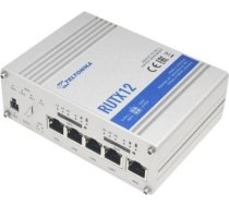 Dual LTE Cat 6 Router | RUTX12 | 802.11ac | 867 Mbit/s | 10/100/1000 Mbit/s | Ethernet LAN (RJ-45) ports 4 | Mesh Support No | MU-MiMO Yes | 4G | Antenna type 4xSMA for LTE, 2xRP-SMA for WiFi, 1xRP-SMA for Bluetooth, 1xSMA for GNNS | 1 x USB A RUTX12000000 | 4779027312743