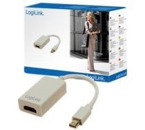 Logilink | Adapter Mini DisplayPort to HDMI with Audio: | Grey | Mini DisplayPort | HDMI A | 0.1 m CV0036A | 4040849317293