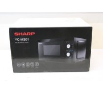 SALE OUT. Sharp YC-MS01E-B Microwave oven, 20 L capacity, 800 W, Black | Sharp | YC-MS01E-B | Microwave Oven | Free standing | 20 L | 800 W | Black | DAMAGED PACKAGING, DENT ON SIDE | Sharp | Microwave Oven | YC-MS01E-B | Free standing | 20 L | 800 W YC-MS01E-BSO | 2000001252949