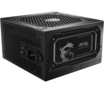 Power Supply MSI MAG A850GL PCIE5 II 850 Watts Efficiency 80 PLUS GOLD PFC Active MAGA850GLPCIE5II MAG A850GL PCIE5 II | 4711377246682