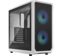 Fractal Design | Focus 2 | Side window | RGB White TG Clear Tint | Midi Tower | Power supply included No | ATX FD-C-FOC2A-04 | 7340172703488