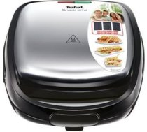 TEFAL Sandwich Maker | SW342D38 | 700 W | Number of plates 3 | Black/Stainless Steel SW342D38 | 3045386376902