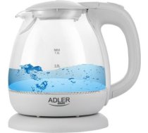 Adler | Kettle | AD 1283G | Standard | 1100 W | 1 L | Plastic/Glass | 360° rotational base | Grey AD 1283G | 5902934833417