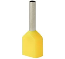 Insulated cable end terminal HI 2x0,5/8-zo yellow, Al/Cu 74.56 | 5907053110555