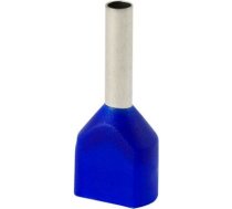 Insulated cable end terminal HI 2x0,75/8-ni, blue, Al/Cu 74.67 | 5907053110661