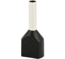 Insulated cable end terminal HI 2x0,75/8-cza, black, Al/Cu 74.77 | 5907053110760